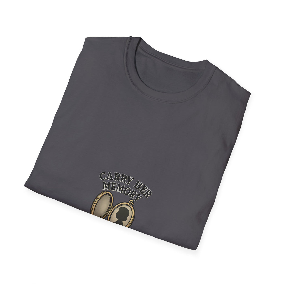 Carry Her Memory Vintage Pocket Watch Locket Graphic Tee - Trending Now - September 2026