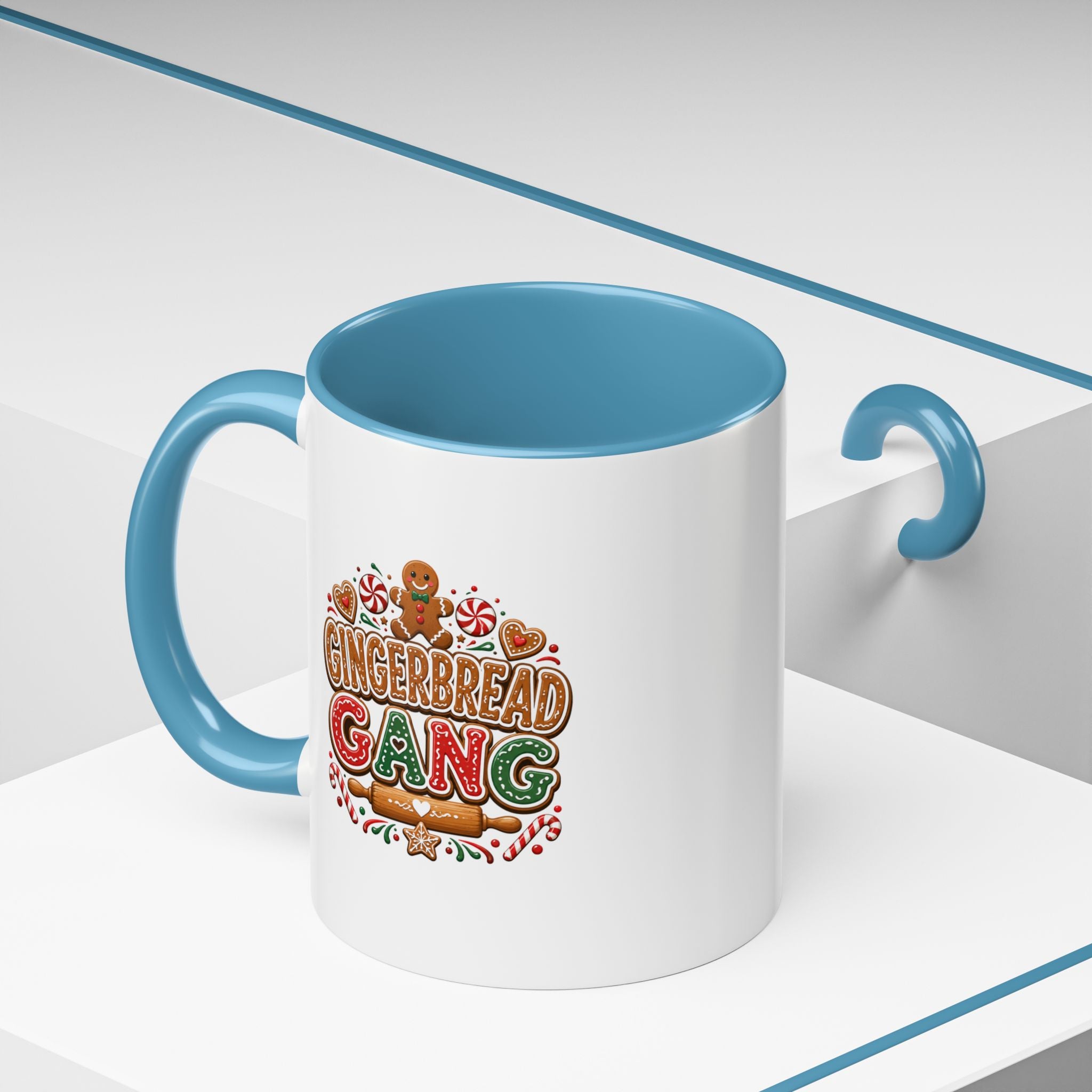 Gingerbread Gang Coffee Mug – Holiday Baking Christmas Cocoa Mug