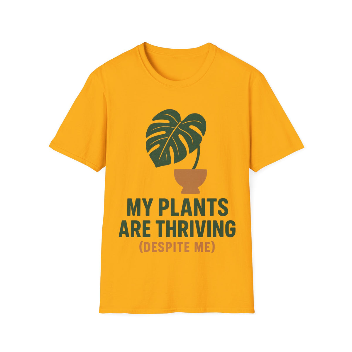 Plant Lover T-Shirt — 'My Plants Are Thriving, Therapy Not' Potted Monstera Tee - Trending Now - September 2026