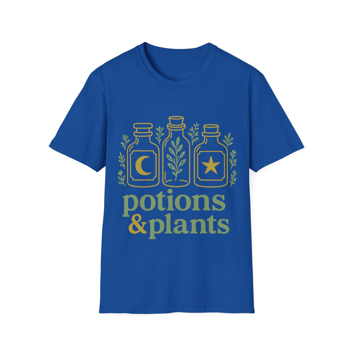 Potions & Plants T-Shirt — Botanical Apothecary Graphic Tee - Trending Now - August 2026