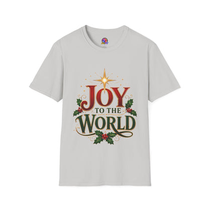 Joy to the World T-Shirt — Festive Christmas Holiday Tee