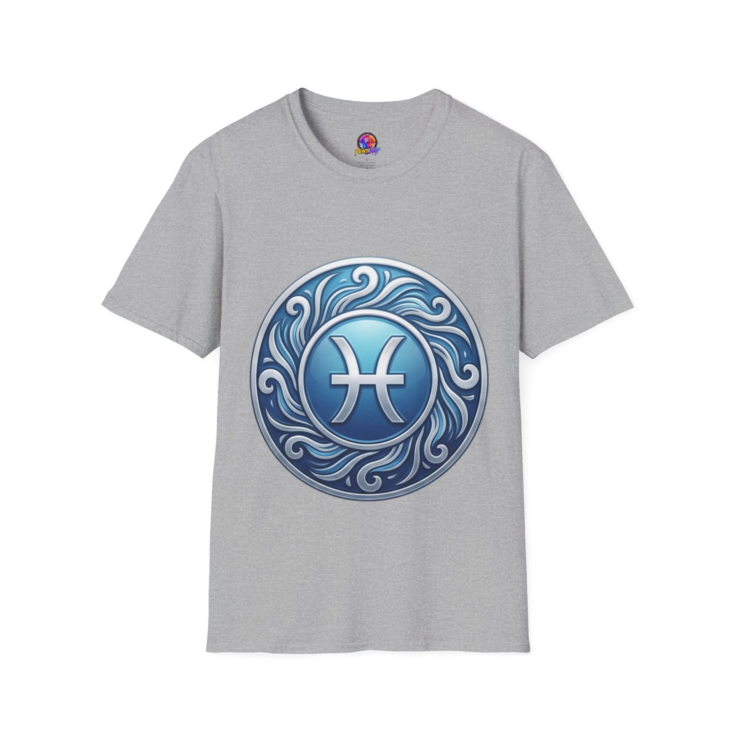 Pisces Zodiac T-Shirt – Blue Water Sign Astrology Tee