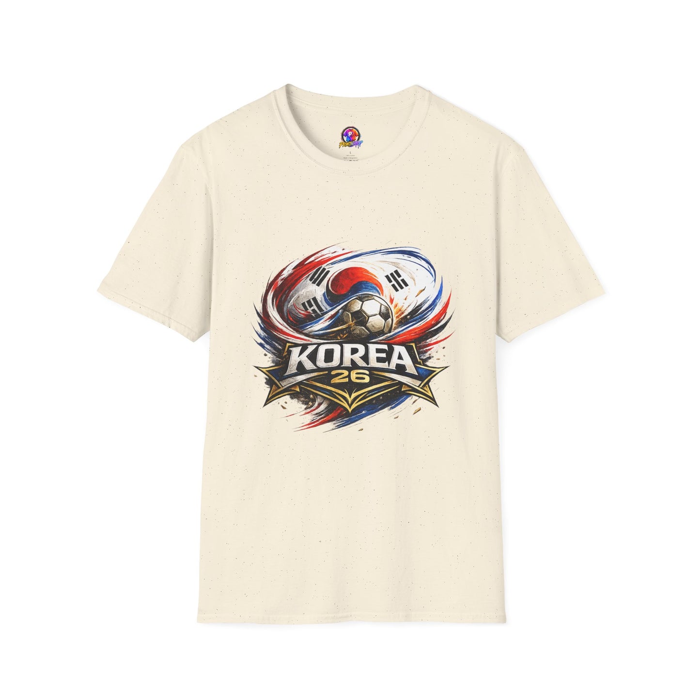 Korea Soccer T‑Shirt — Korea Football Crest Tee