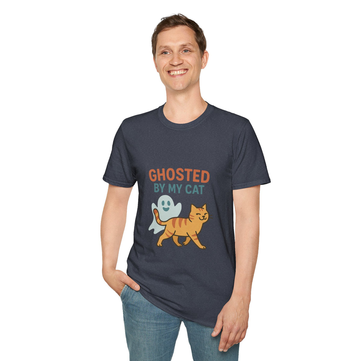 Ghosted By My Cat T-Shirt — Cute Funny Cat Lover Tee - Trending Now - October 2026