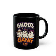 Ghoul Gang Halloween Mug — Cute Ghosts Graphic Coffee Cup (11oz & 15oz)