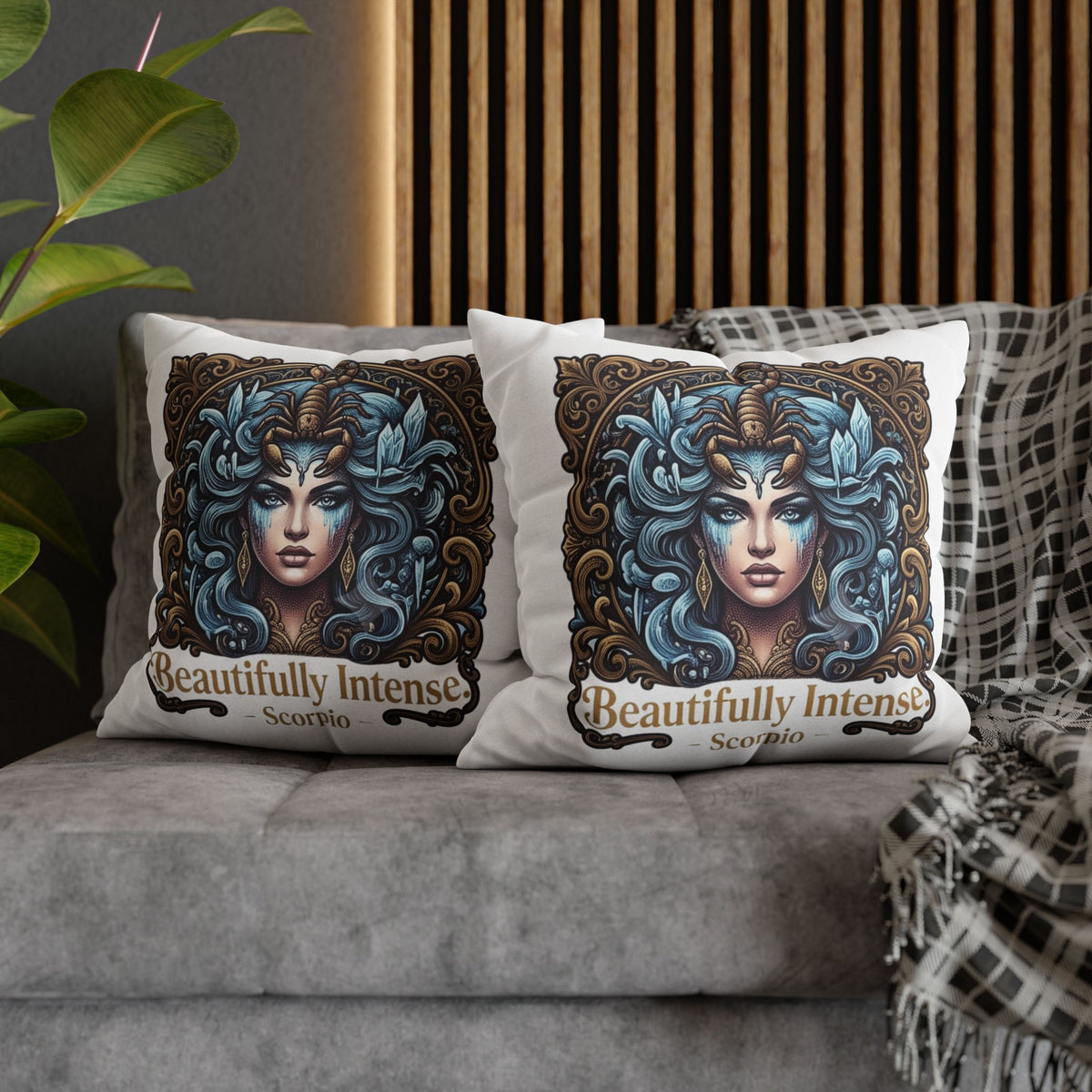 Scorpio 'Beautifully Intense' Decorative Pillowcase