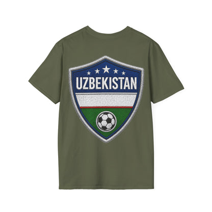 Silk Road Strike Soccer T-Shirt — Uzbekistan Football Graphic Tee
