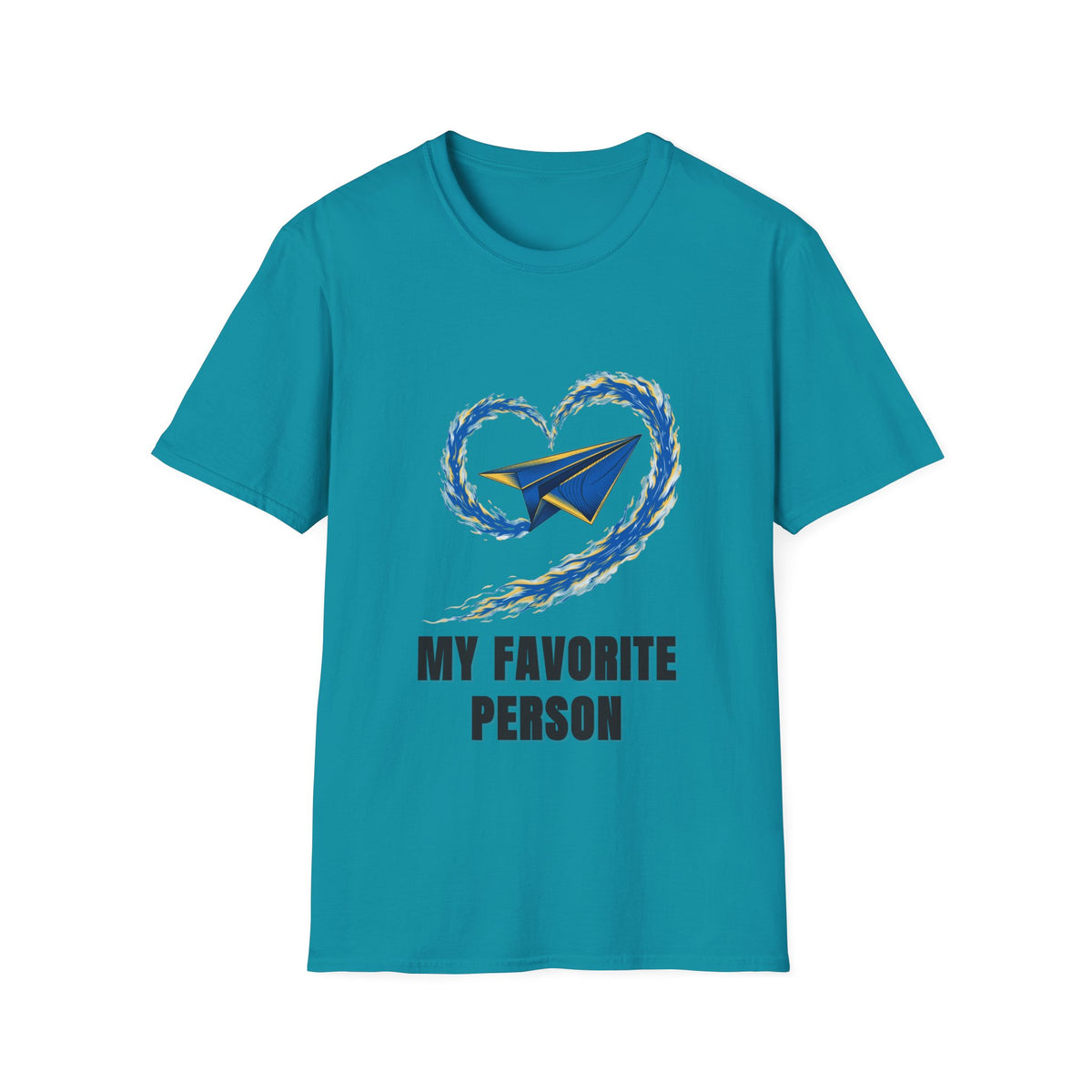 Paper Plane Heart T-Shirt — “My Favorite Person” Graphic Tee - Trending Now - August 2026