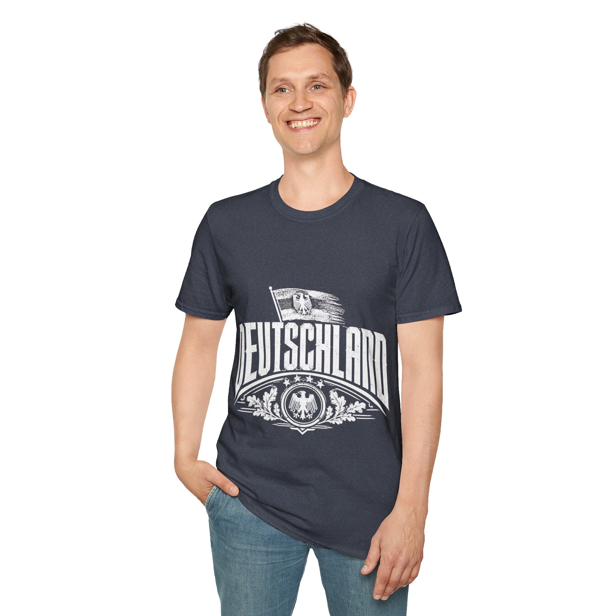 Germany Deutschland T-Shirt — Vintage German Crest Soccer Fan Tee
