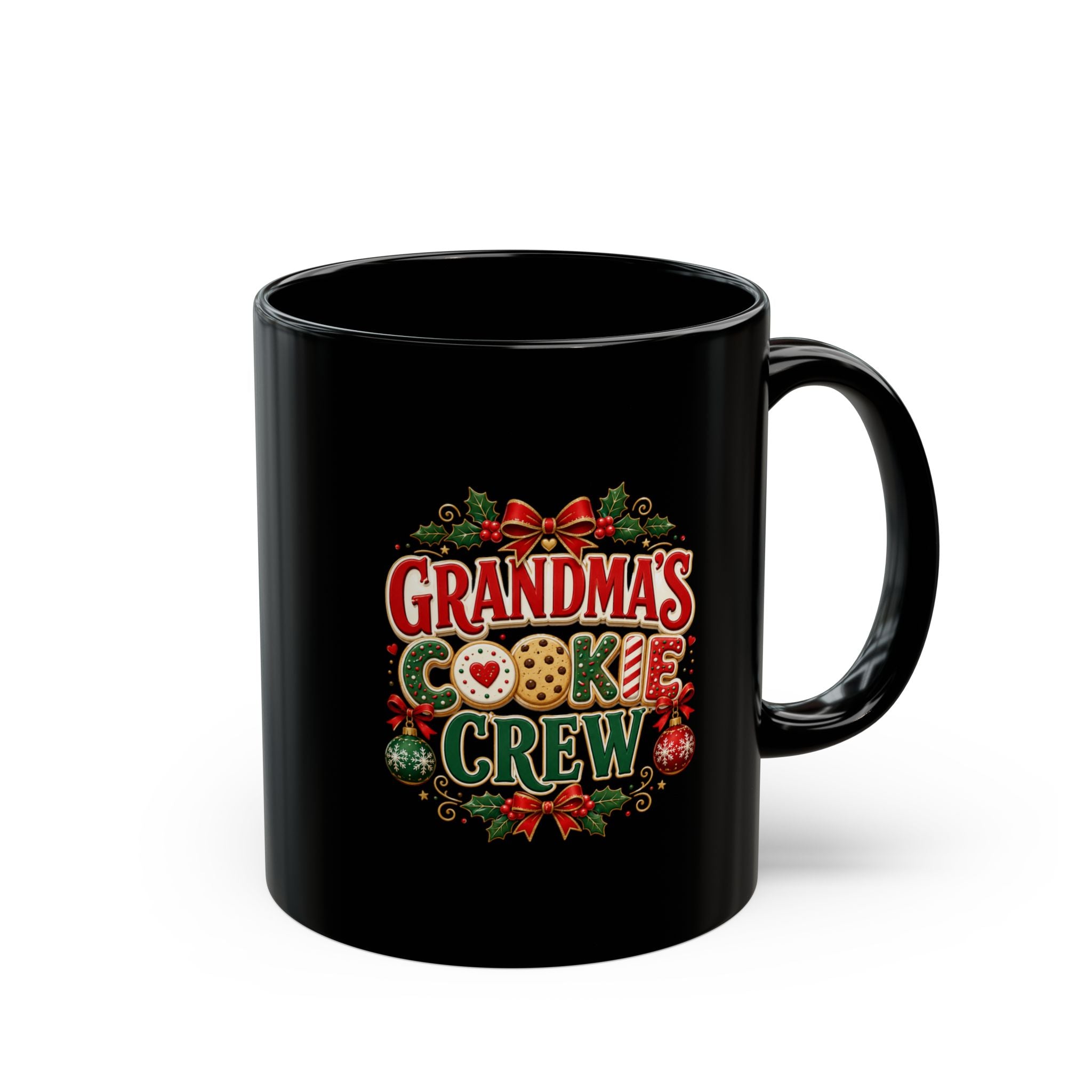 Grandma’s Cookie Crew Christmas Mug — Festive Holiday Coffee Cup