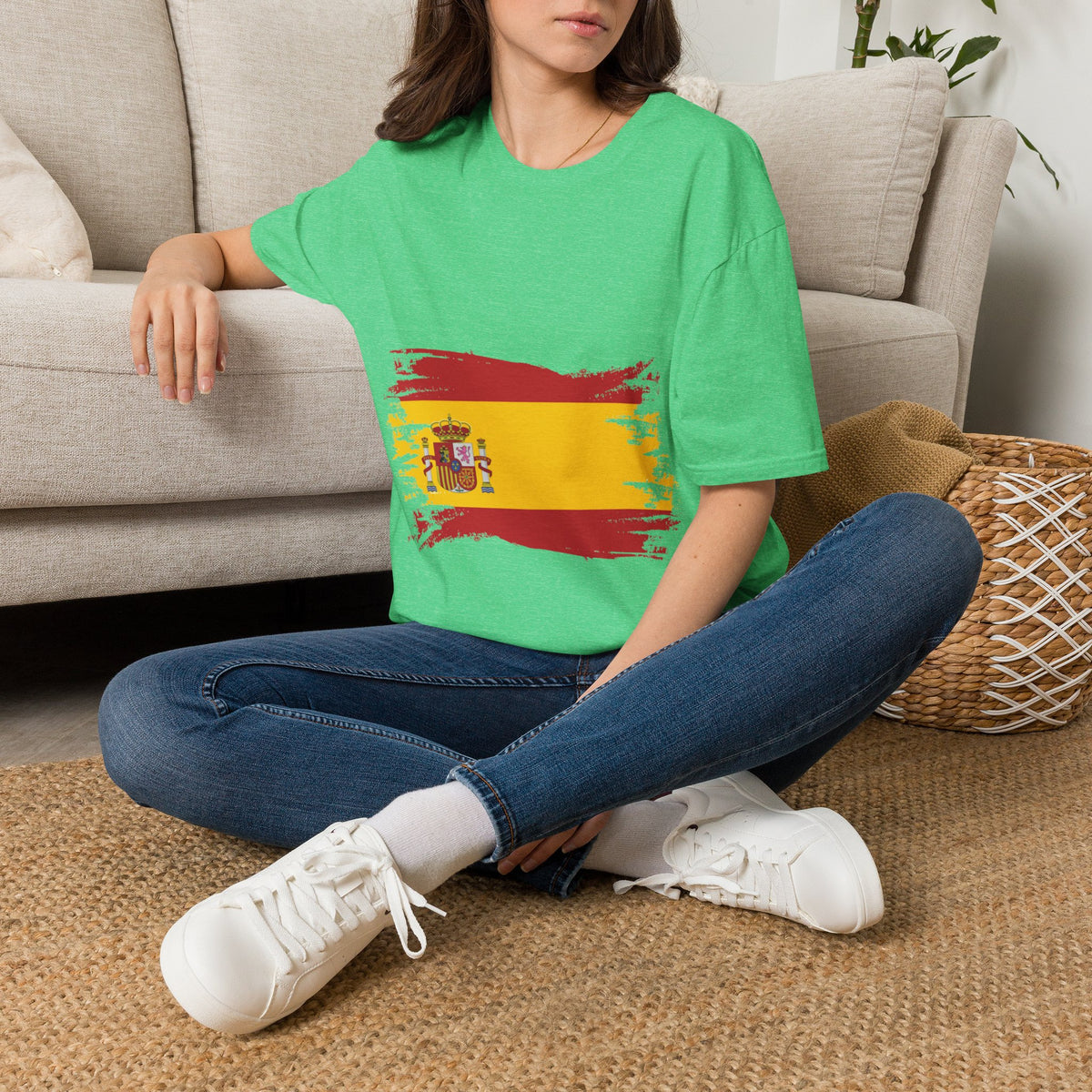 Spain Flag T-Shirt — Distressed Spanish Flag Graphic Tee