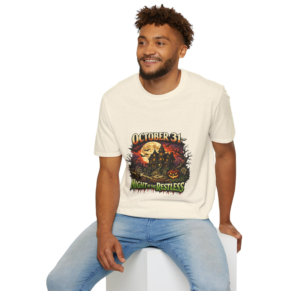 Halloween October 21 Unisex Softstyle T-Shirt