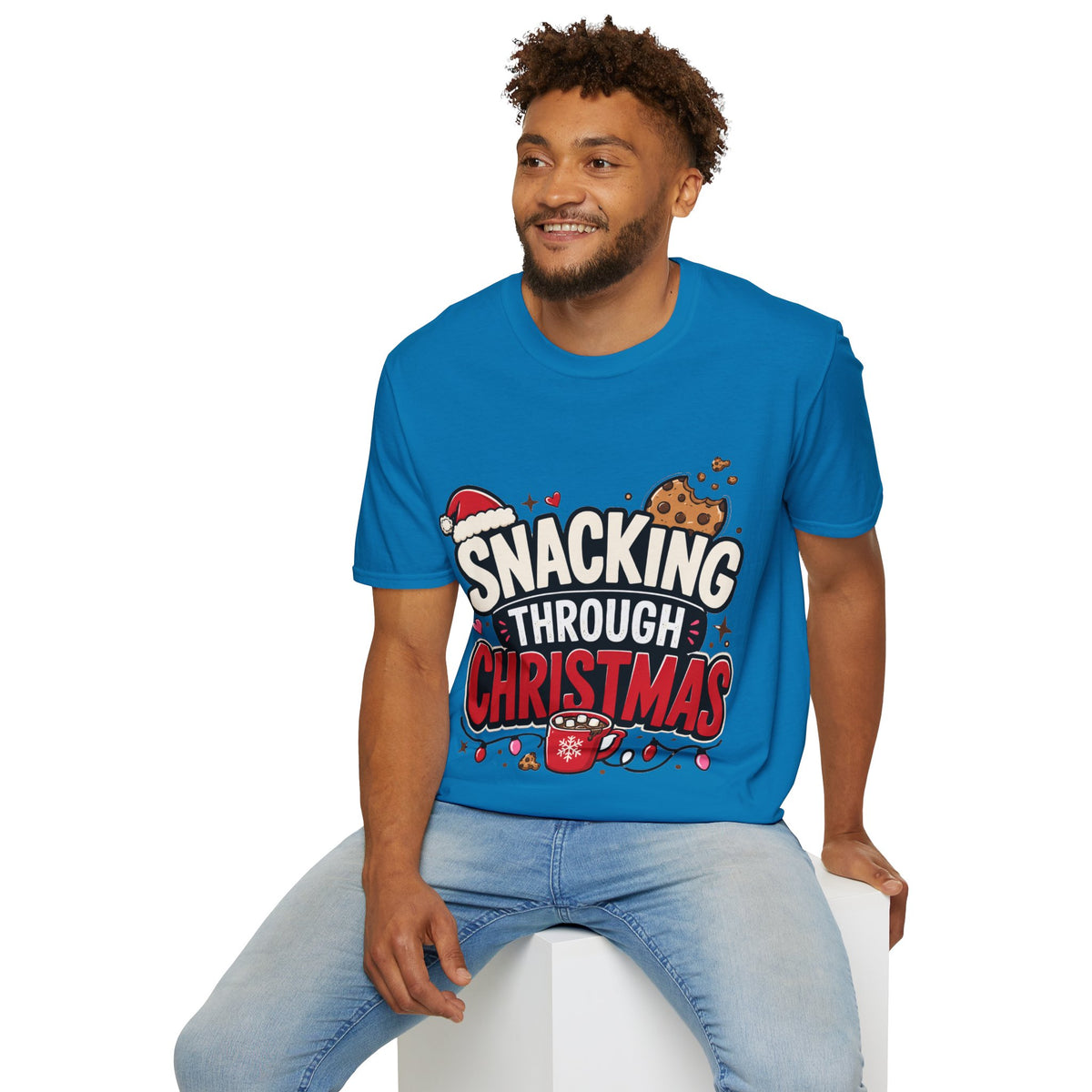 Snacking Through Christmas T-Shirt — Funny Holiday Cookie Tee