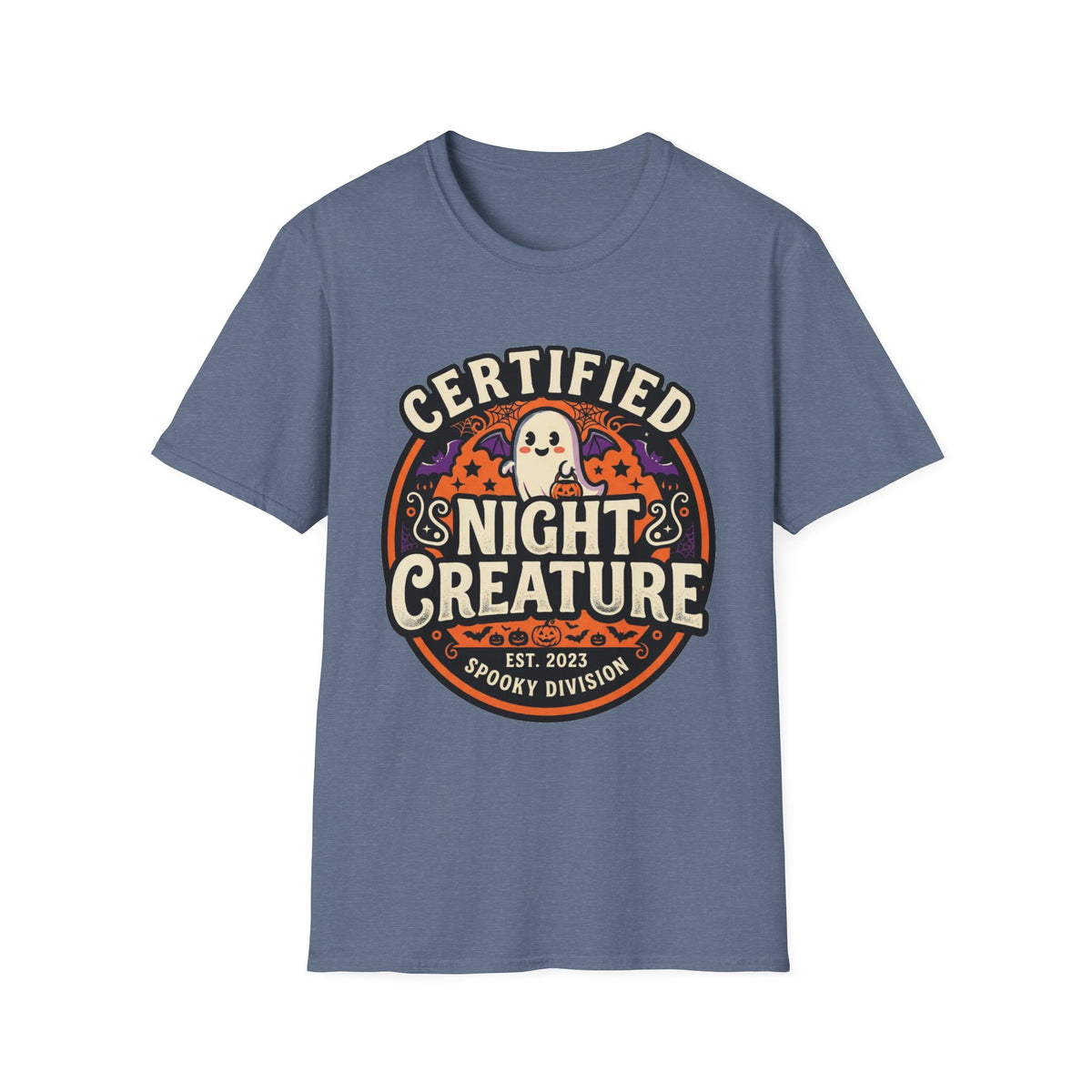 Certified Night Creature T-Shirt – Funny Halloween Bat Lover Tee - Trending Now - August 2026