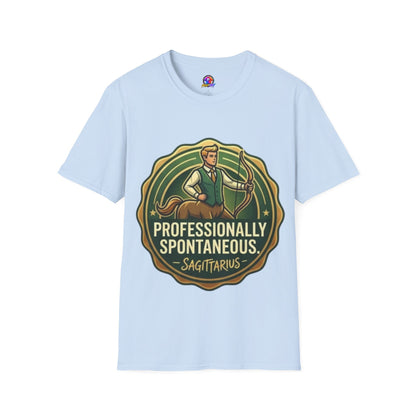 Sagittarius Archer T‑Shirt — "Professionally Spontaneous" Zodiac Tee