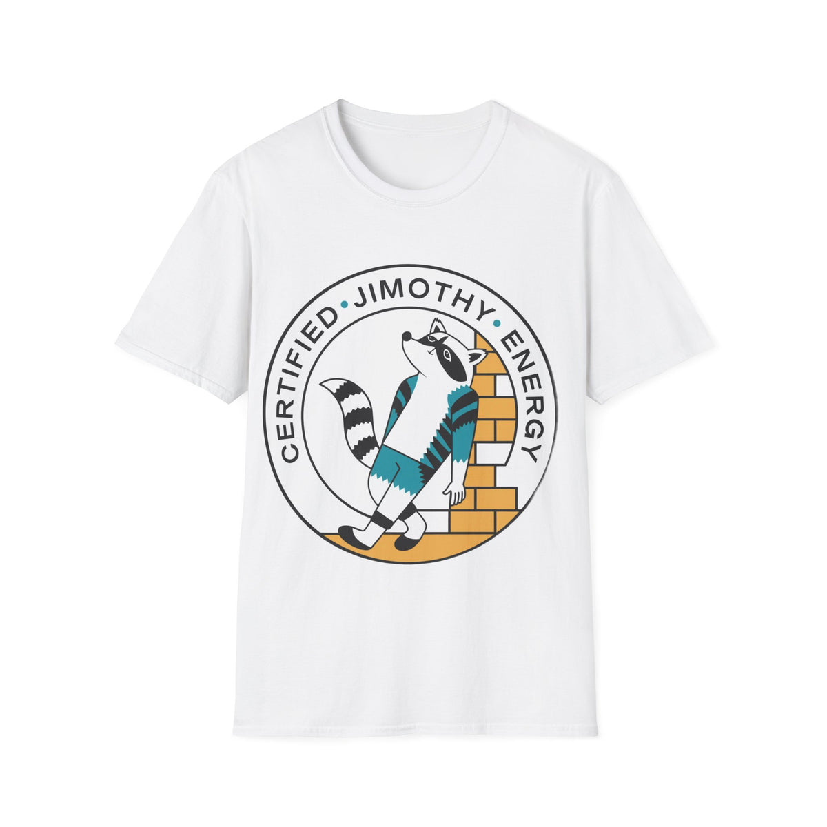 Raccoon Badge T‑Shirt — "Certified Jimothy Energy" Graphic Tee - Trending Now - August 2026