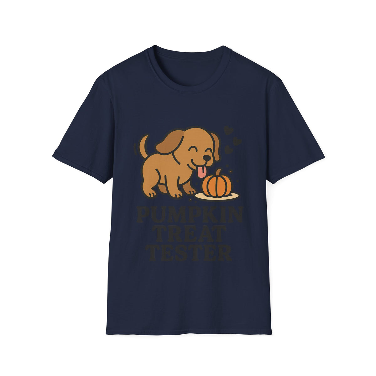 Pumpkin Treat Tester Cute Dog Graphic Tee, Funny Autumn Season Puppy T-Shirt - Trending Now - September 2026