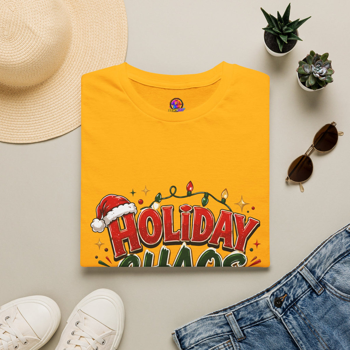 Holiday Chaos Coordinator T-Shirt — Funny Christmas Crew Tee
