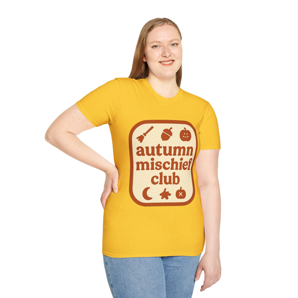 Autumn Mischief Club T-Shirt — Cozy Fall Graphic Tee - Trending Now - August 2026