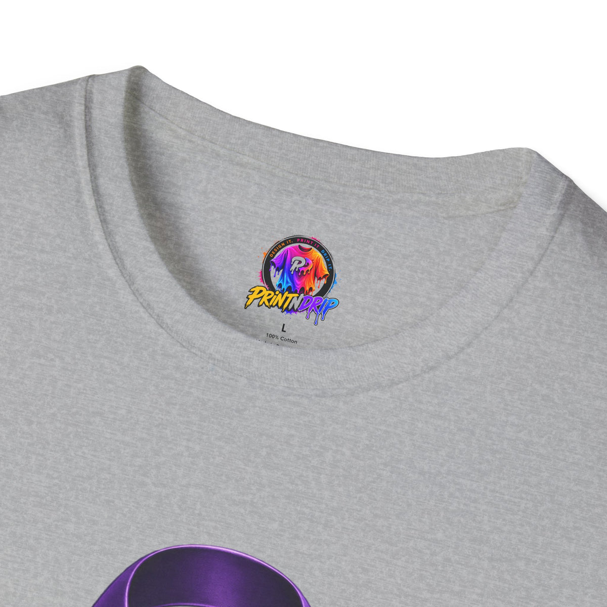 Break The Cycle Purple Ribbon T-Shirt — Domestic Violence Awareness Tee