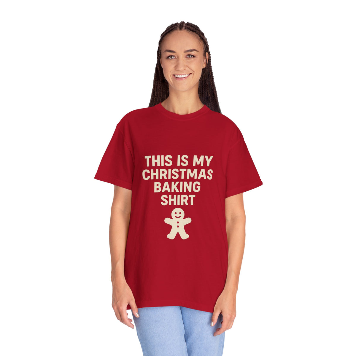 Christmas Baking Shirt — 'This Is My Christmas Baking Shirt' Tee with Gingerbread Graphic- Trending Now - October 2026
