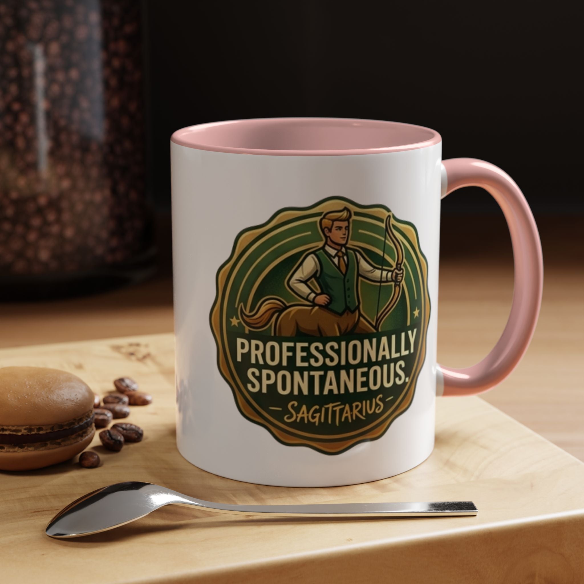 Sagittarius Coffee Mug - "Professionally Spontaneous" Zodiac Accent Mug
