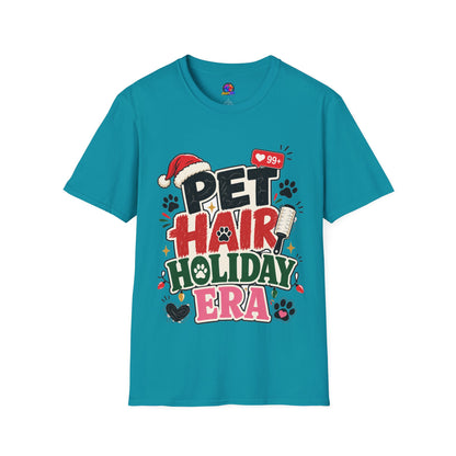 Pet Hair Holiday Tee — Funny Christmas Shirt for Pet Lovers