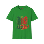Portugal Vintage Compass T-Shirt — Retro Portuguese Flag Travel Tee