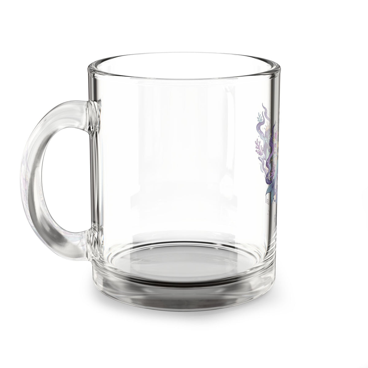 Pisces Glass Mug — “Professional Over-Feeler” Zodiac Coffee Cup