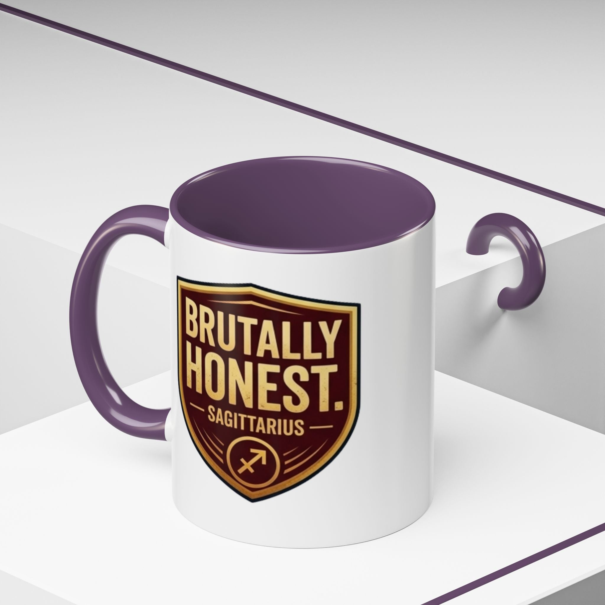 Sagittarius Coffee Mug - "Brutally Honest" Zodiac Accent Mug (11/15oz)