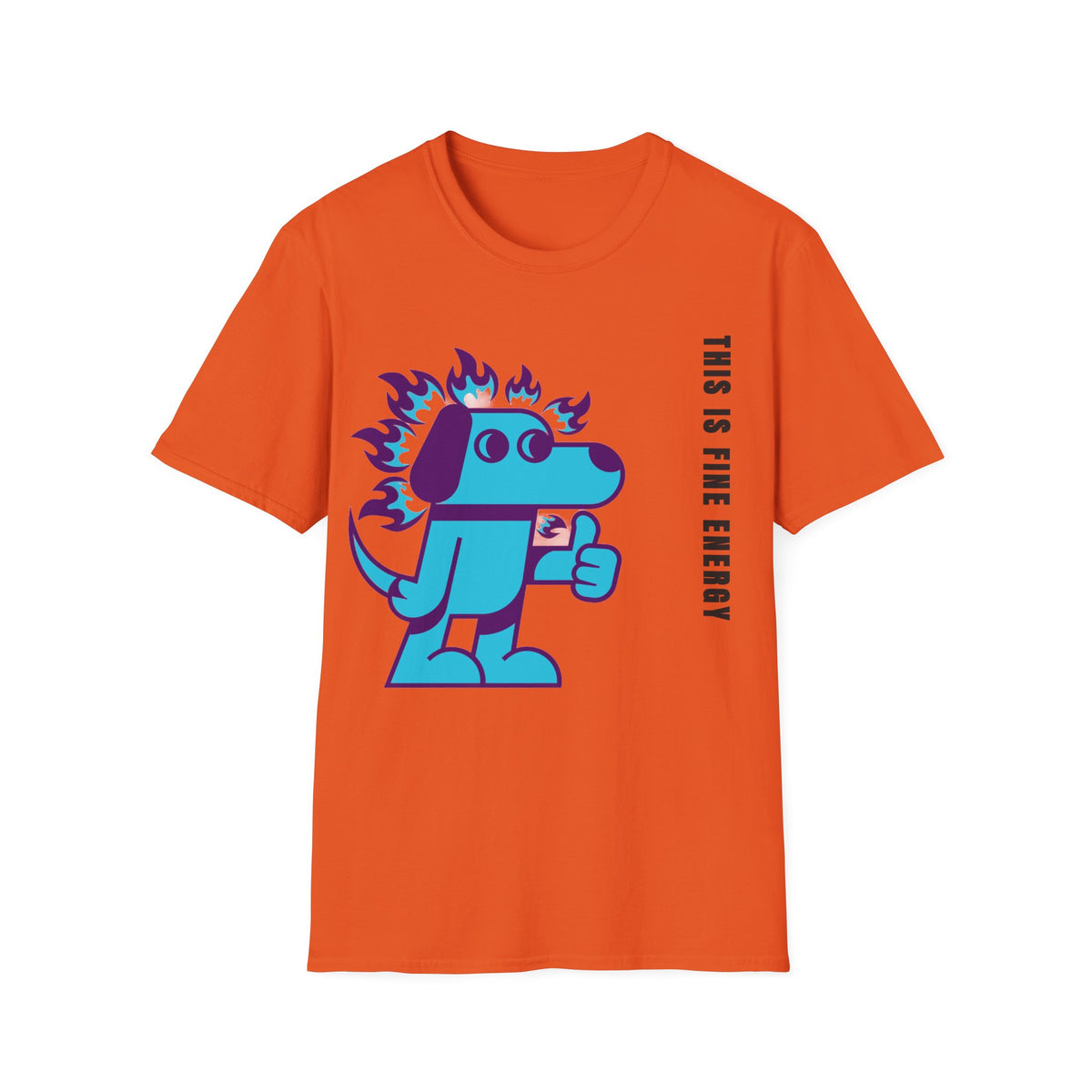 Flaming Blue Dachshund T-Shirt — Cute Cartoon Dog Graphic Tee - Trending Now - September 2026
