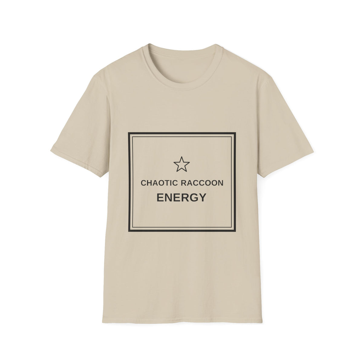 T-Shirt — Chaotic Raccoon Energy Graphic Tee - Trending Now - August 2026