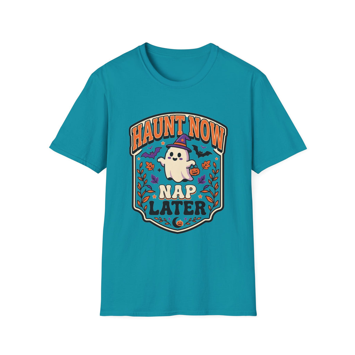 Haunt Now Nap T-Shirt – Cute Halloween Ghost Graphic Tee - Trending Now - August 2026