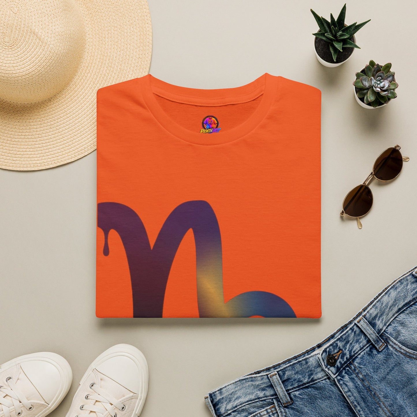 Dripping Gradient Capricorn T-Shirt