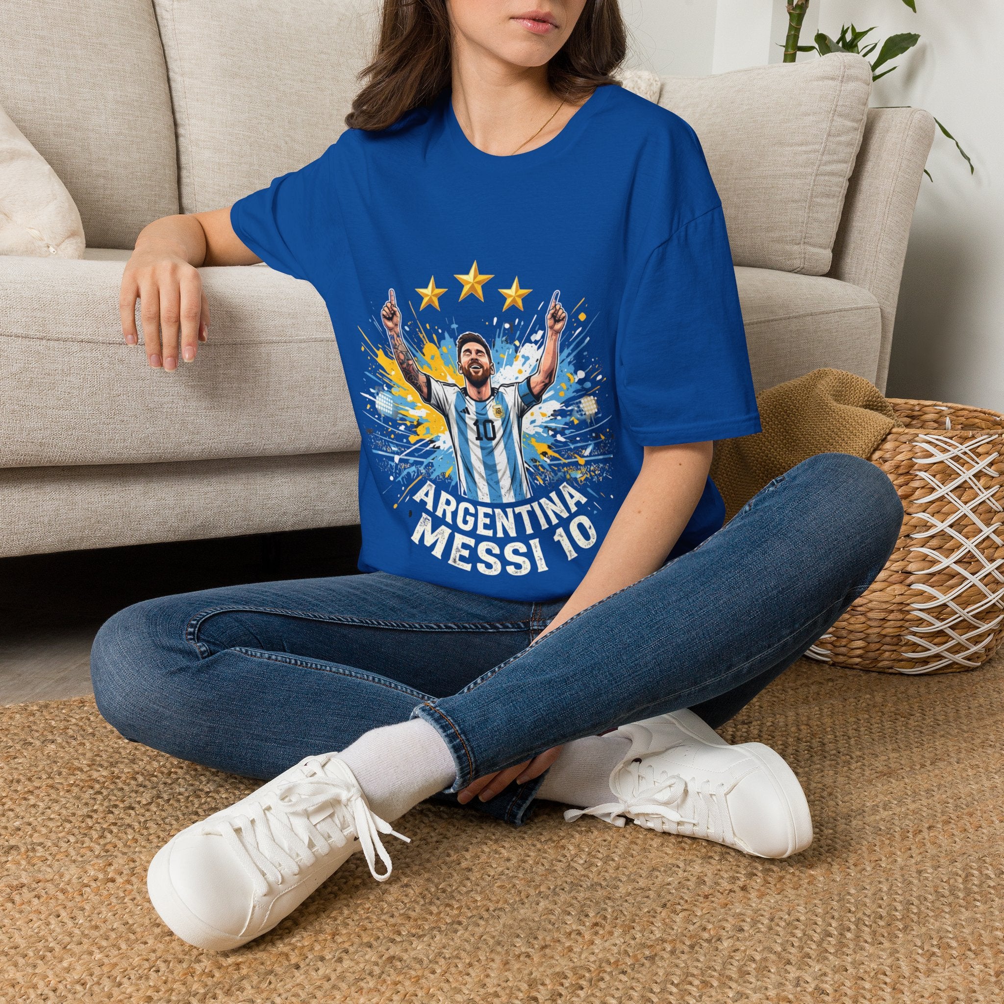 Argentina Messi  Soccer T‑Shirt — Argentina Messi 10 Fan Tee