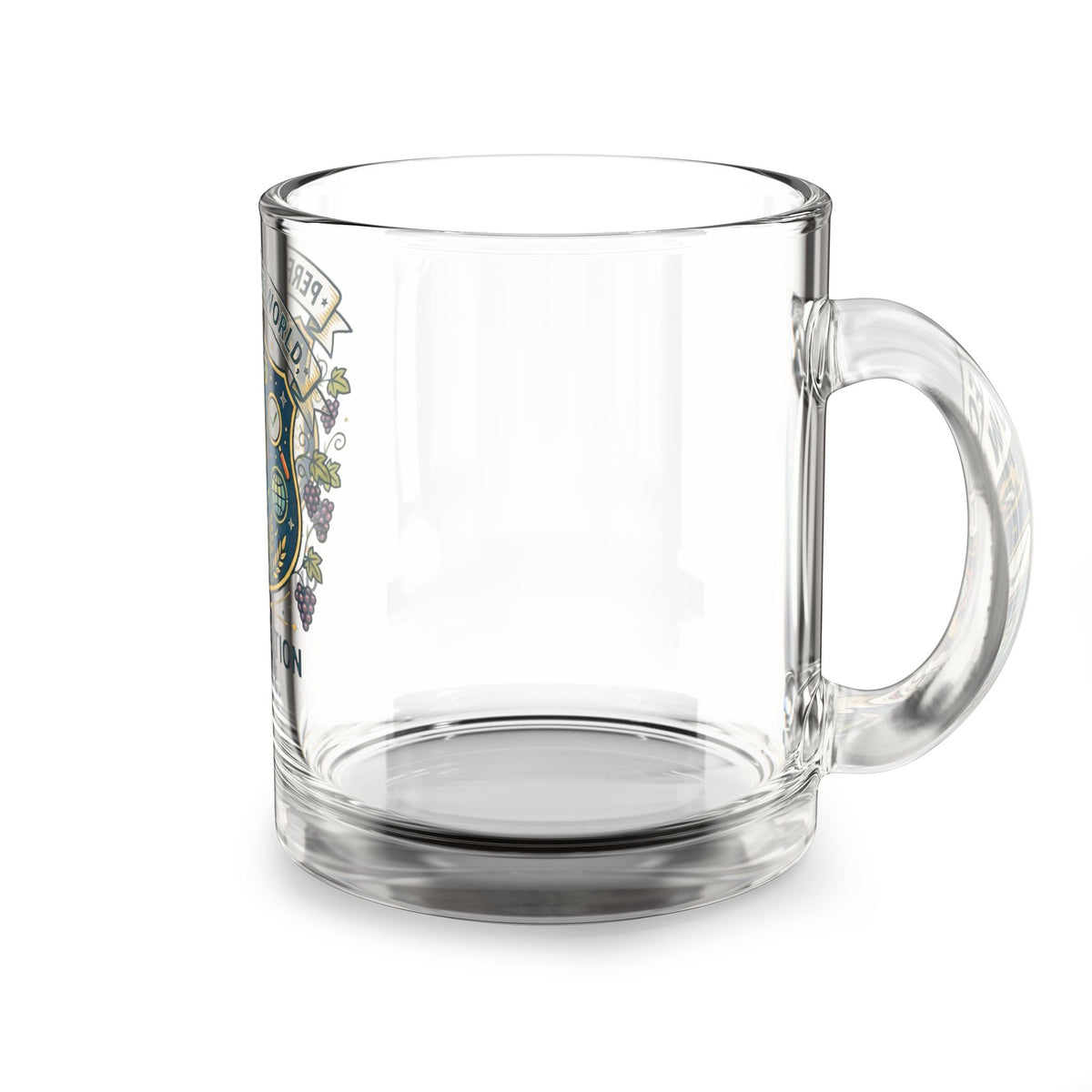 Virgo Glass Coffee Mug — “Perfecting the World One Correction at a Time” 10oz Zodiac Gift