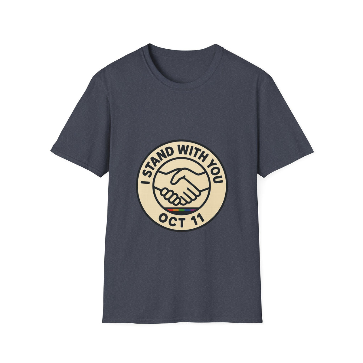I Stand With You Oct 11 T‑Shirt — Solidarity Handshake Tee - Trending Now - October 2026