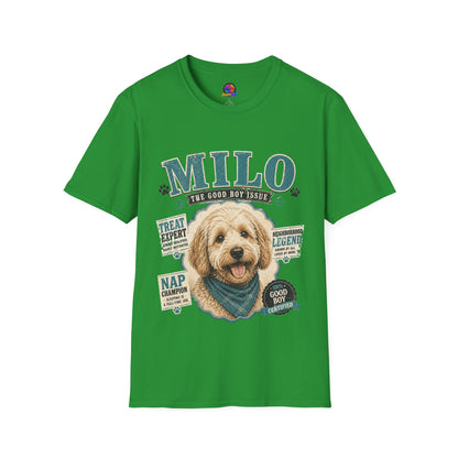 Milo "The Good Boy Issue" Dog Portrait T-Shirt