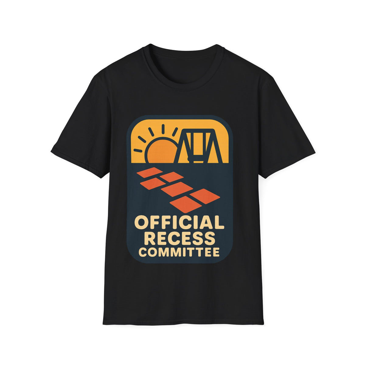 Official Recess Committee T-Shirt – Retro Sunset Camp Graphic Tee - Trending Now - August 2026