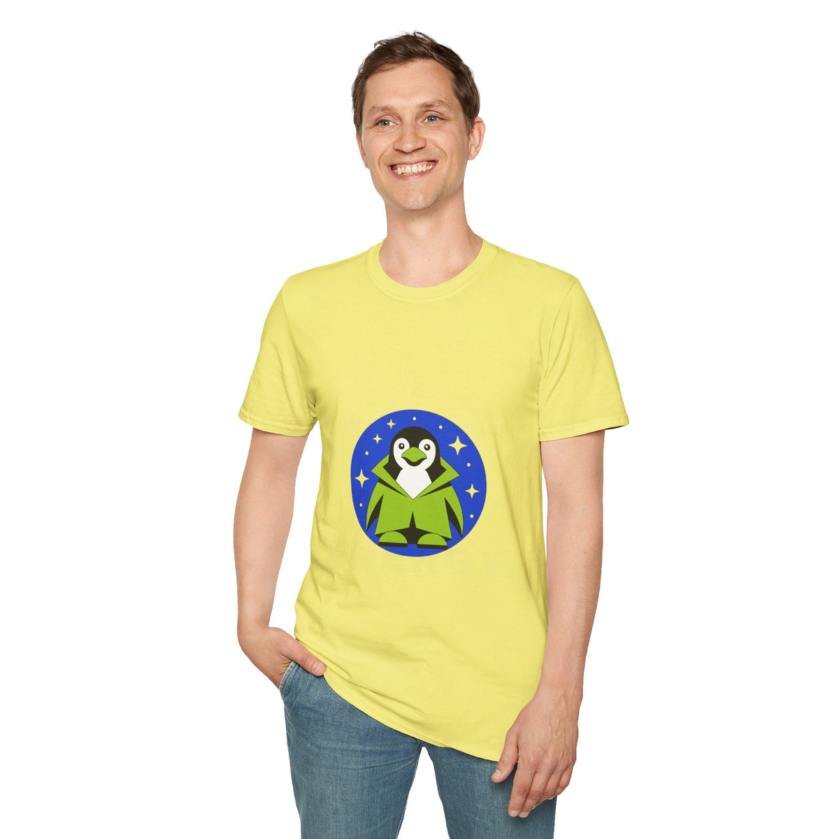 Penguin Night Sky T-Shirt — Cute Starry Penguin Graphic Tee - Trending Now - September 2026