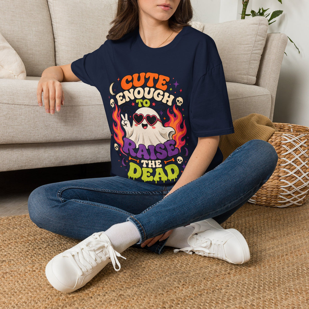 Halloween Cute Enough Unisex Softstyle T-Shirt