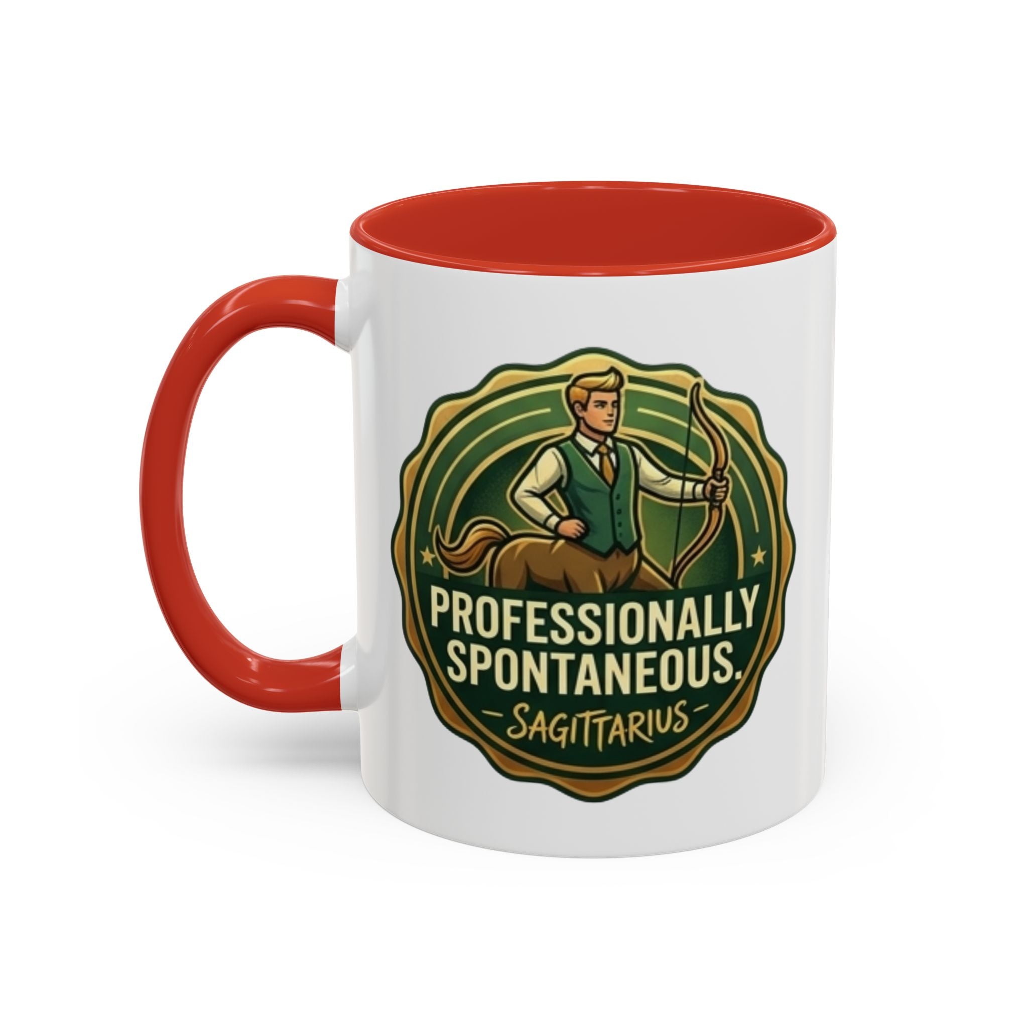 Sagittarius Coffee Mug - "Professionally Spontaneous" Zodiac Accent Mug
