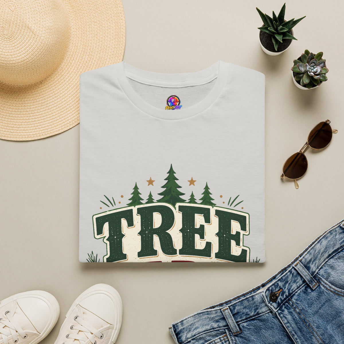 T-Shirt — Tree Farm Vibes Graphic Tee
