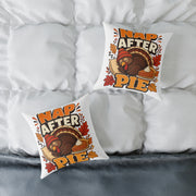 Thanksgiving Pillow — 'Nap After Pie' Turkey Throw Pillow
