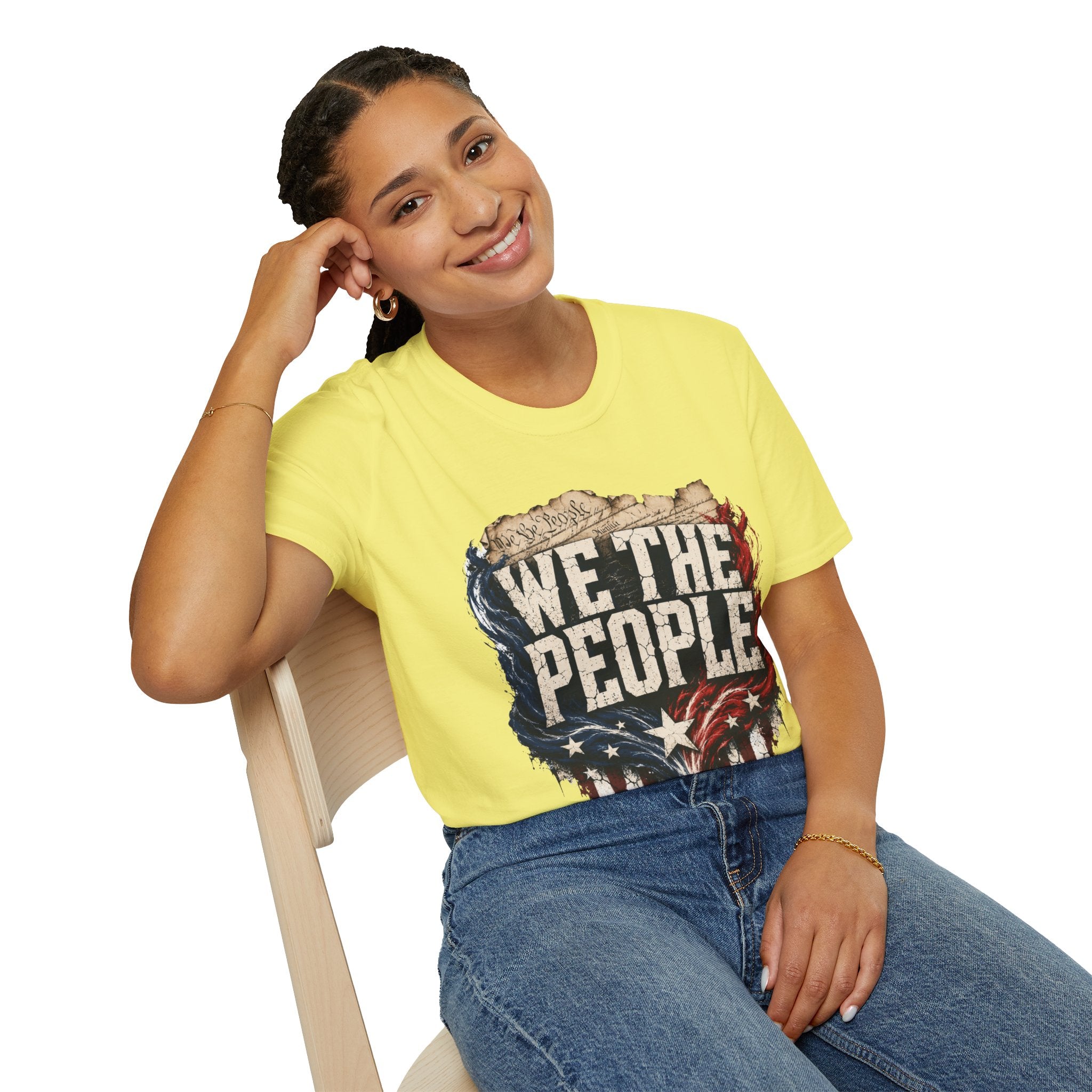 We The People T‑Shirt — Patriotic Americana Tee with ‘We The People’ Design