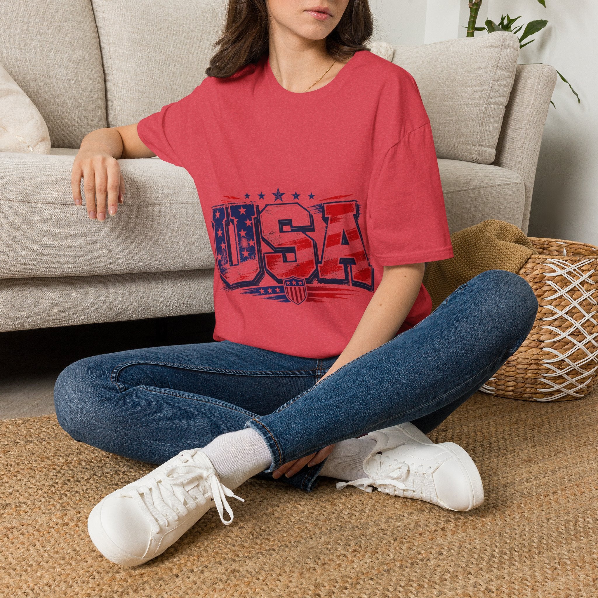 USA Flag Graphic T-Shirt — Patriotic American Pride Tee