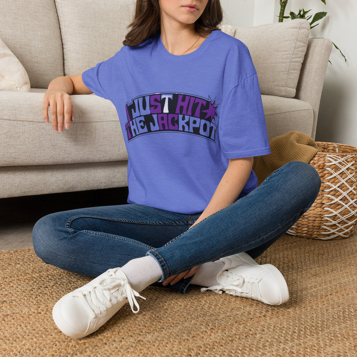 Just Hit the Jackpot T-Shirt — Retro Casino Graphic Tee - Trending Now - August 2026