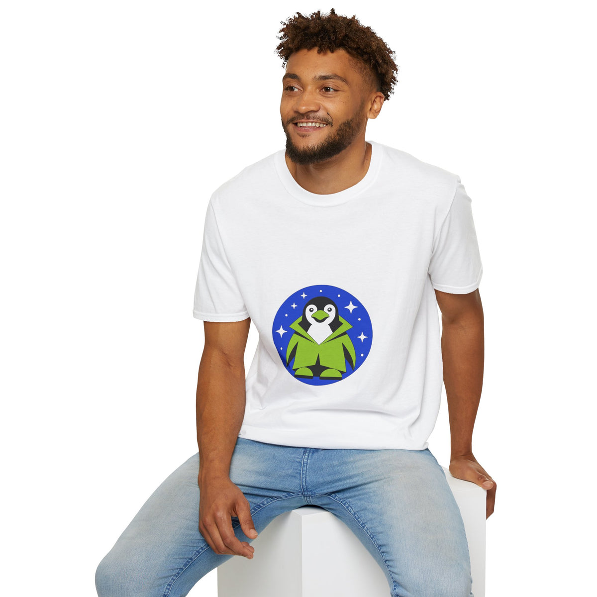 Penguin Night Sky T-Shirt — Cute Starry Penguin Graphic Tee - Trending Now - September 2026