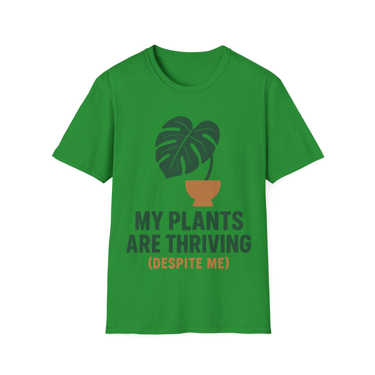 Plant Lover T-Shirt — 'My Plants Are Thriving, Therapy Not' Potted Monstera Tee - Trending Now - September 2026