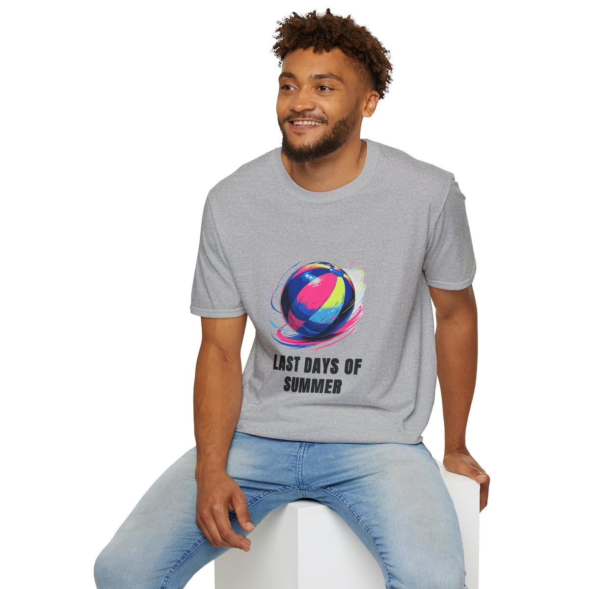 Last Days of Summer T-Shirt — Colorful Beach Ball Graphic Tee - Trending Now - August 2026